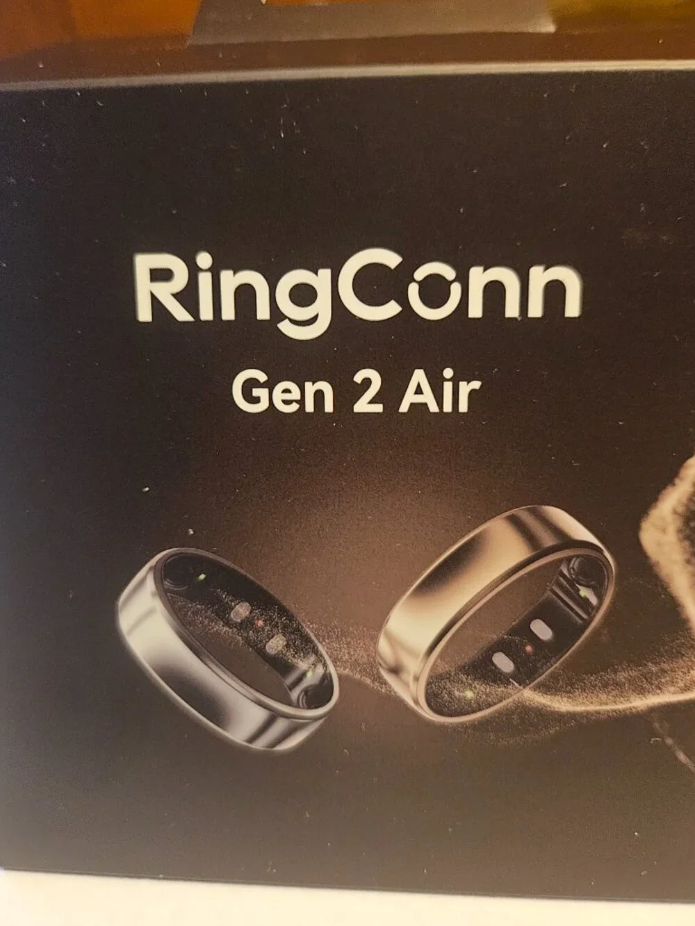 RingConn Gen 2 Air Ring in Galaxy Silver Size 9